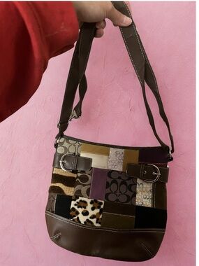 Rare Y2K Patchwork Coach Bag